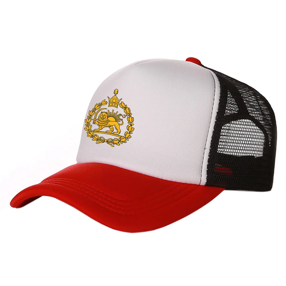 Men Iran Naval Flag 1933-1980 Hat Baseball Cap
