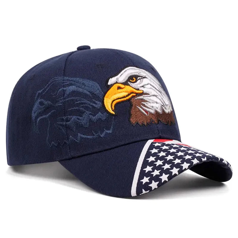 Creative Baseball Hat Eagle American Flag Embroidered Hip Hop