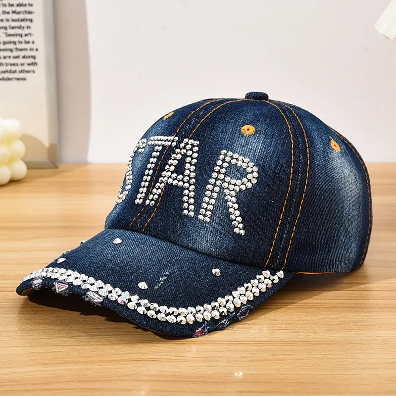 Diamond-Encrusted Baseball Cap