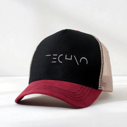 Techno Music Minimalist Design Baseball Cap