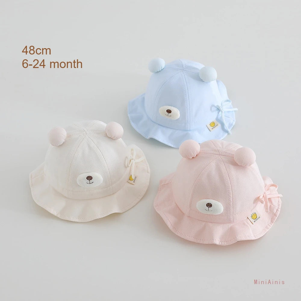 Baby Sun Hat 48cm 6-24 Month Kid Fisherman Hat Girls