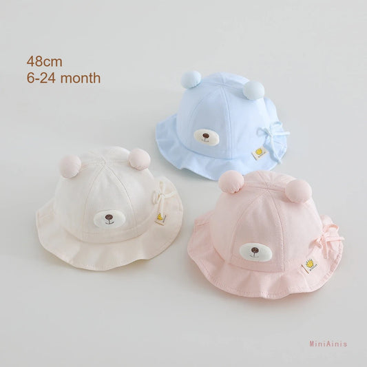 Baby Sun Hat 48cm 6-24 Month Kid Fisherman Hat Girls