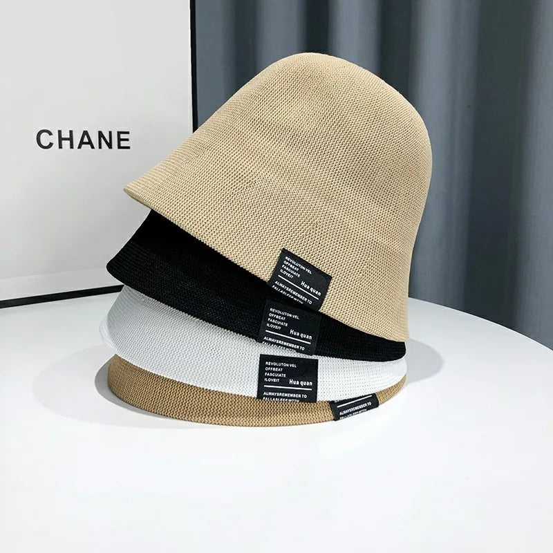 Women's Summer Panama Multicolor Bucket Hat
