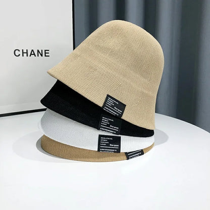 Women's Summer Panama Multicolor Bucket Hat