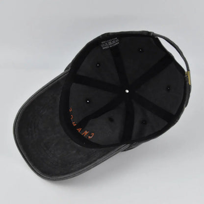 Retro Chance Letter Embroidery Baseball Caps Men