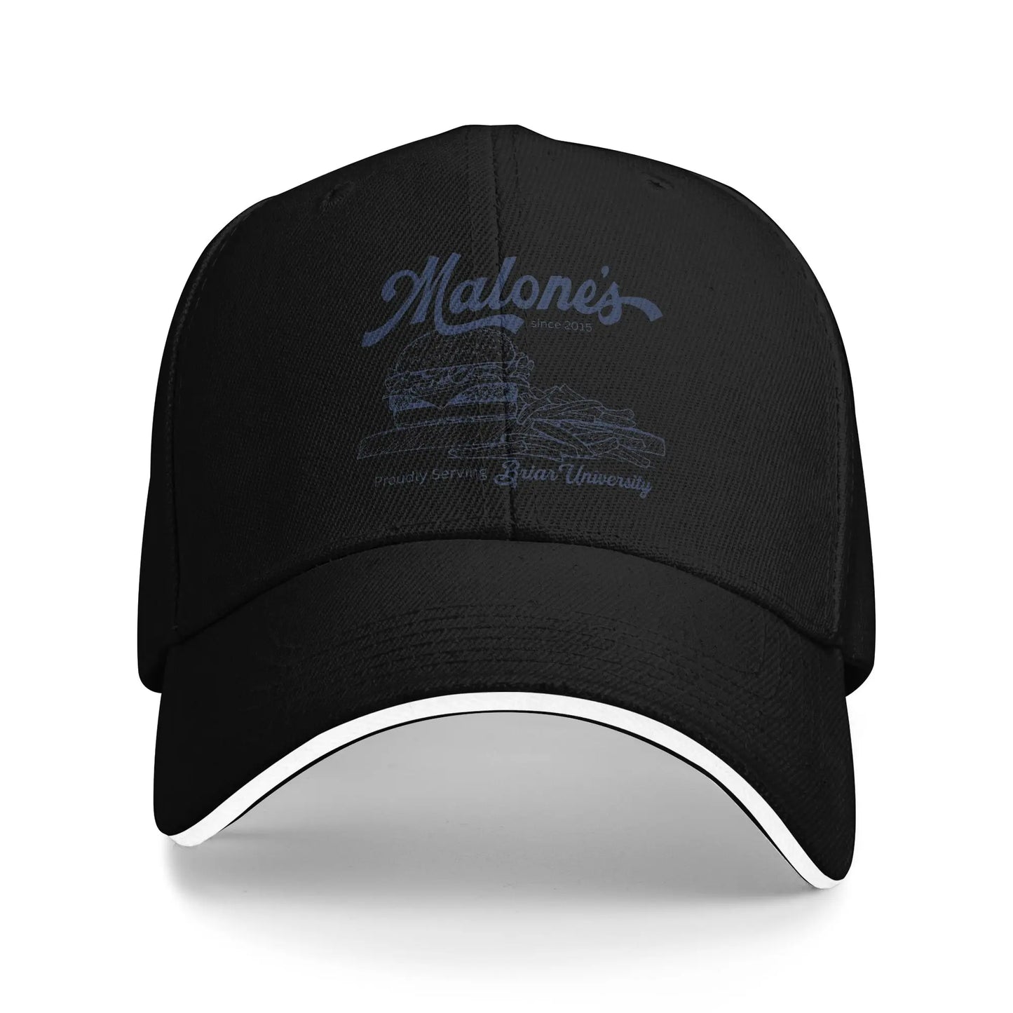 Off Campus Retro Burger Sun Hat Autumn Sunscreen Baseball Caps Men's Women's