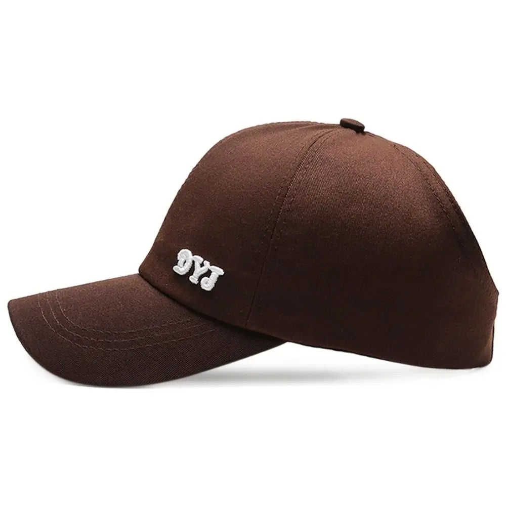 Adjustable Cotton Ponytail Hat With Ponytail Hole Baseball Caps