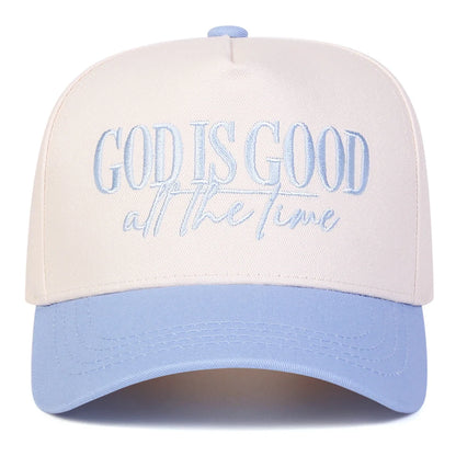Unisex God Is Good All The Time Embroidery Baseball Caps Spring Autumn