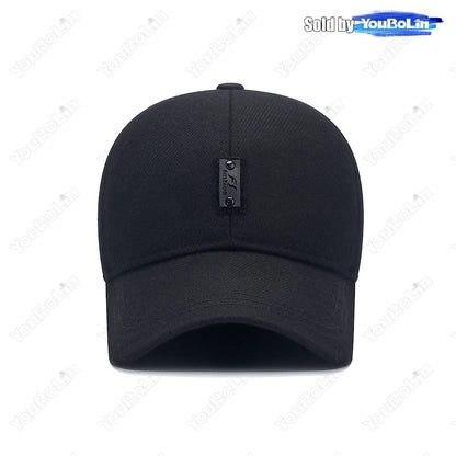Winter Ear Protection Warm Baseball Cap Hat Sun Hats With Hidden Ear Protection Velvet Design