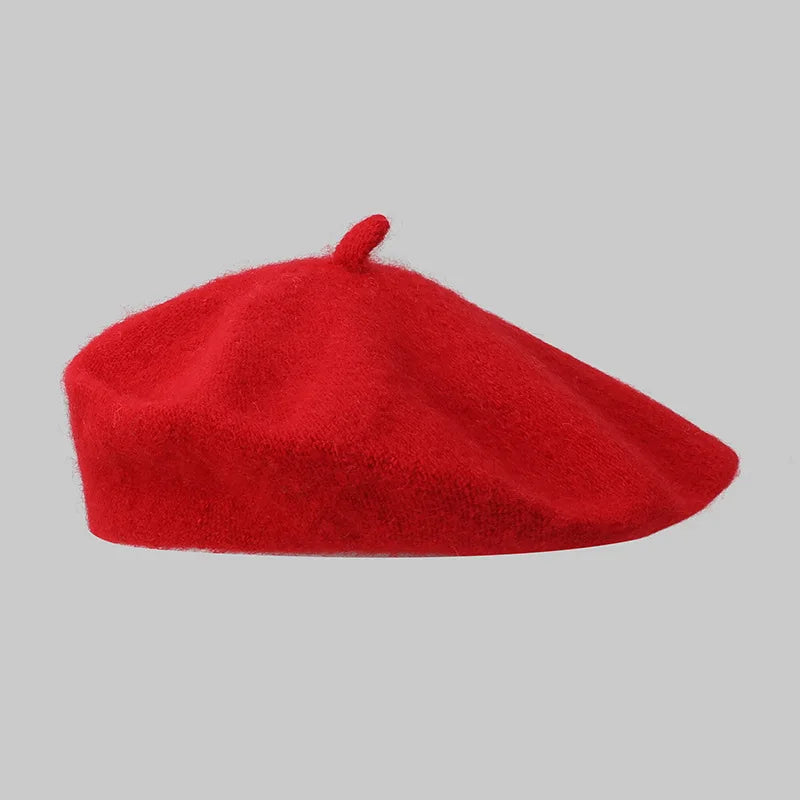 Korean Women Beret Hat Autumn Winter Fashion Casual Warm
