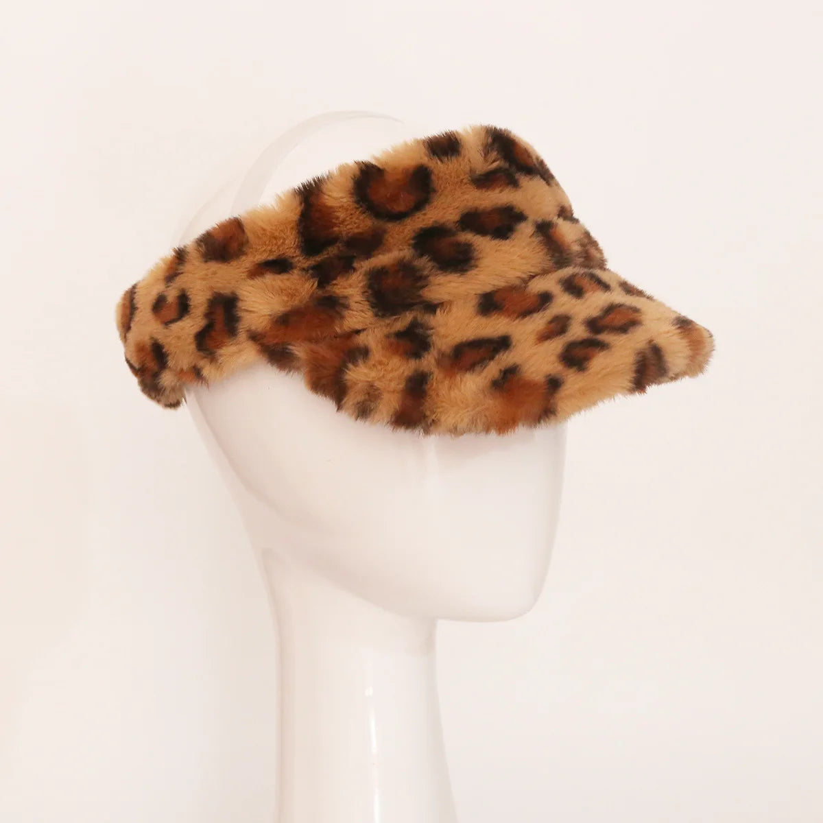 Ladies Fashionable Thickened Plush Round Top Hat