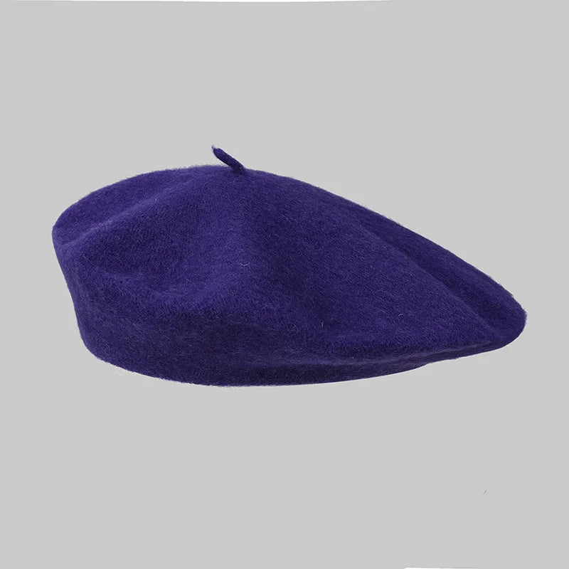 Korean Women Beret Hat Autumn Winter Fashion Casual Warm