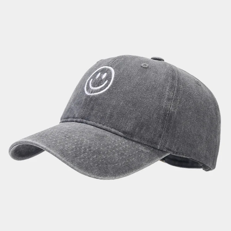Washed Cotton Baseball Caps Women Men