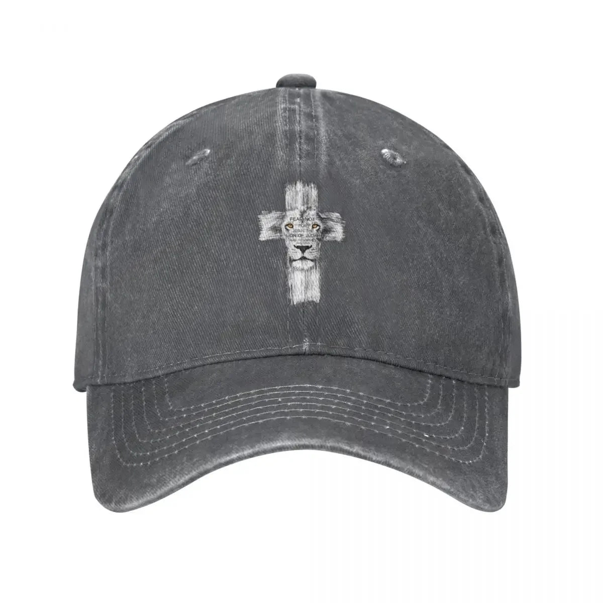 Jesus Cross Lion Baseball Cap Women Summer Snapback Sun Hat Casquette