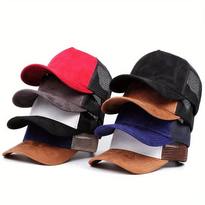 New Summer Mesh Baseball Cap Women Men Letter Patch Snapback Hat