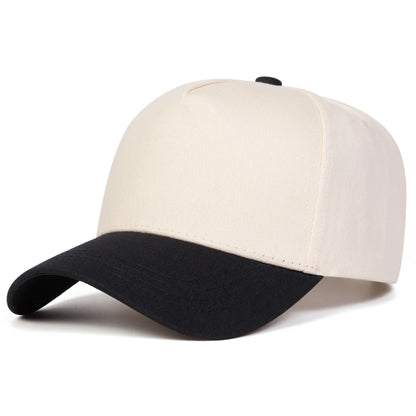 Unisex Light Panel Color Blocked Baseball Caps Spring Autumn