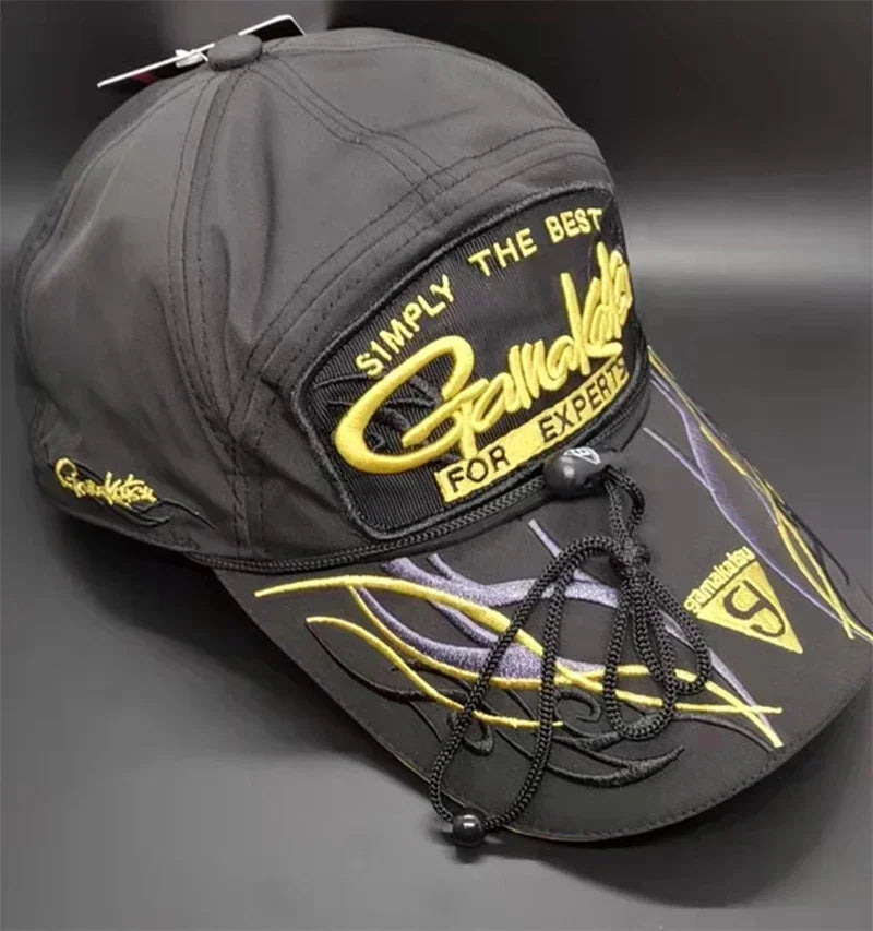 Gamakatsu Fishing Hat With Clip Baseball Fishing Cap