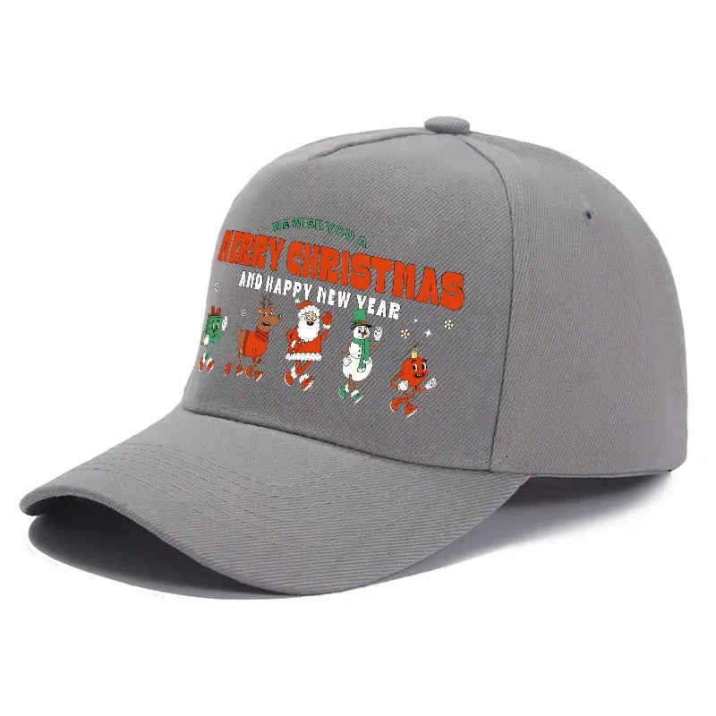 1pc Festive Christmas Warm Baseball Cap for Men