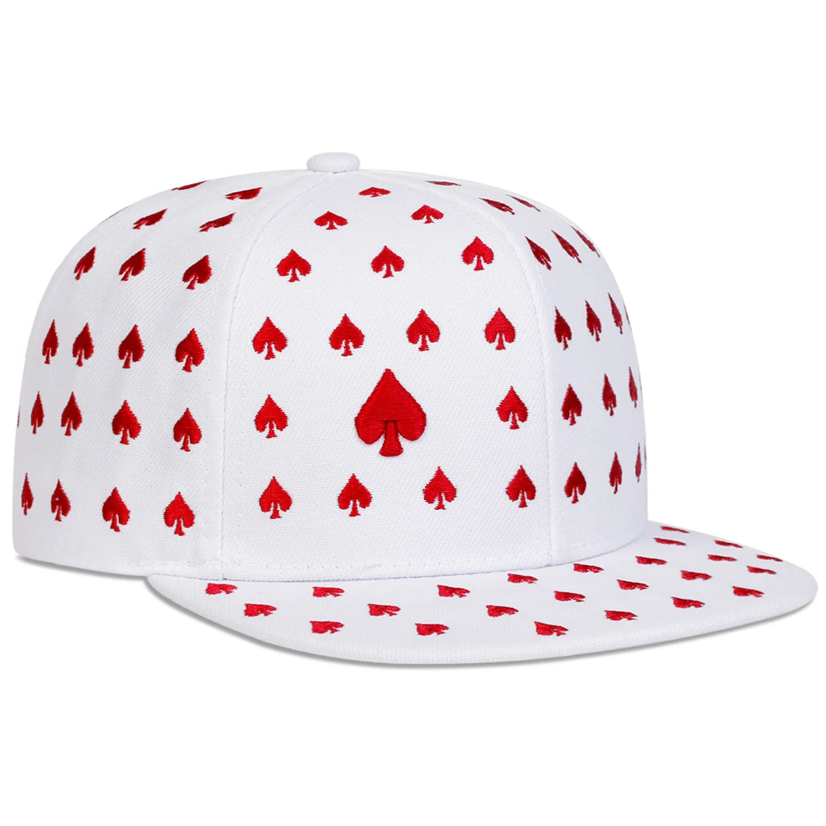 Unisex Poker Embroidery Hip Hop Hat Outdoor