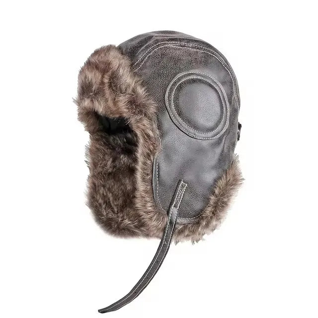 Bomber Hat Men Women Thick Warm Russian Ushanka Fur Hat Fashion Male Female