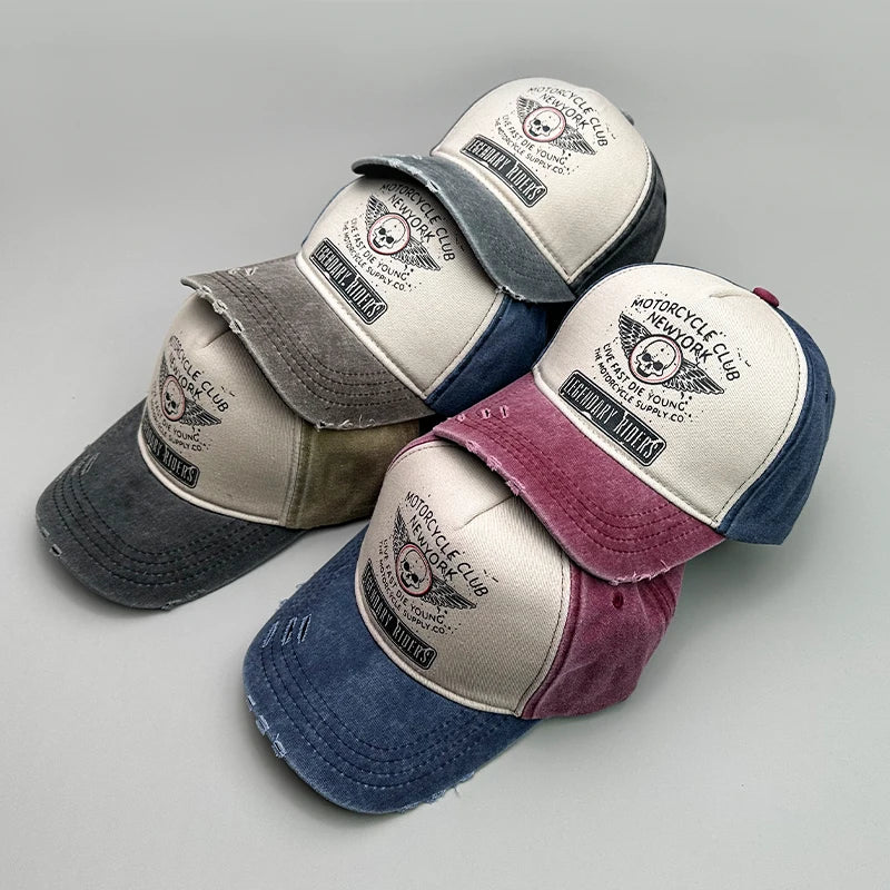 Motorcycle Sunshade Men Women Baseball Hats
