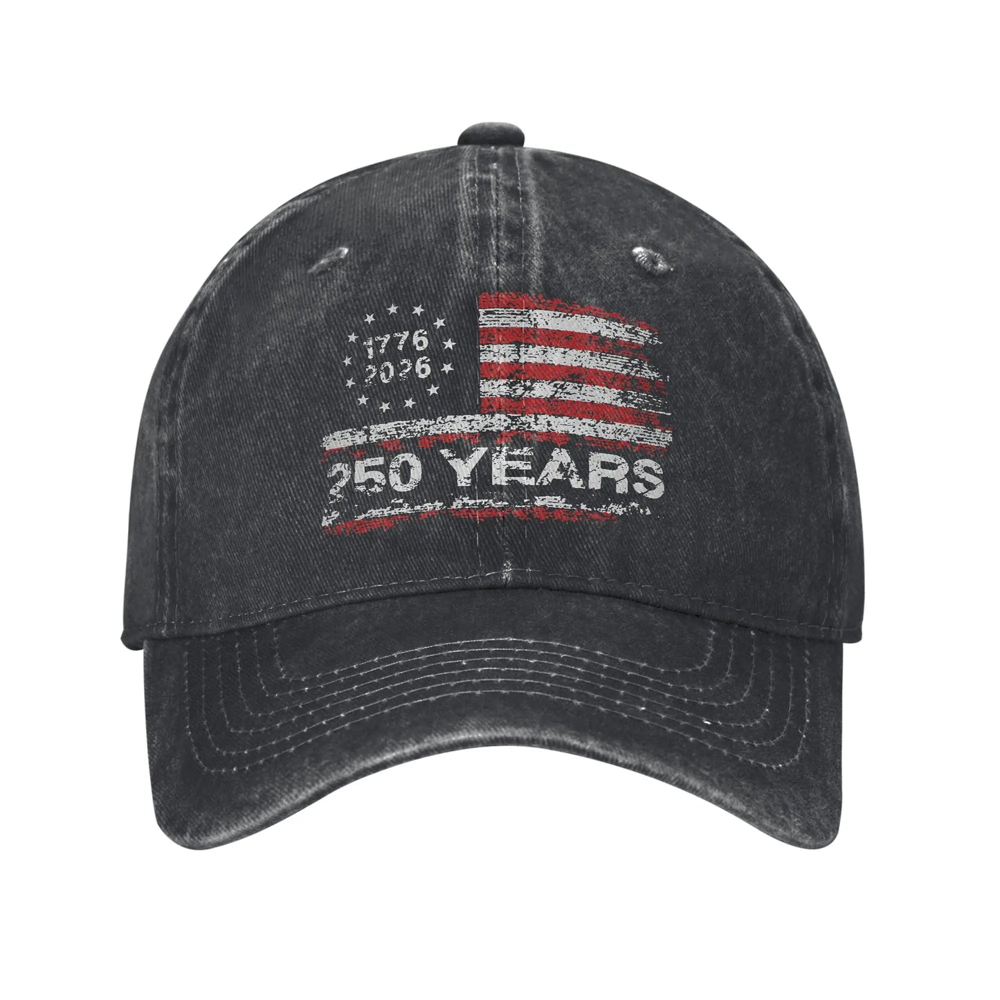 250 Years America Anniversary 250th Independence Day Freedom Men Women Baseball Caps