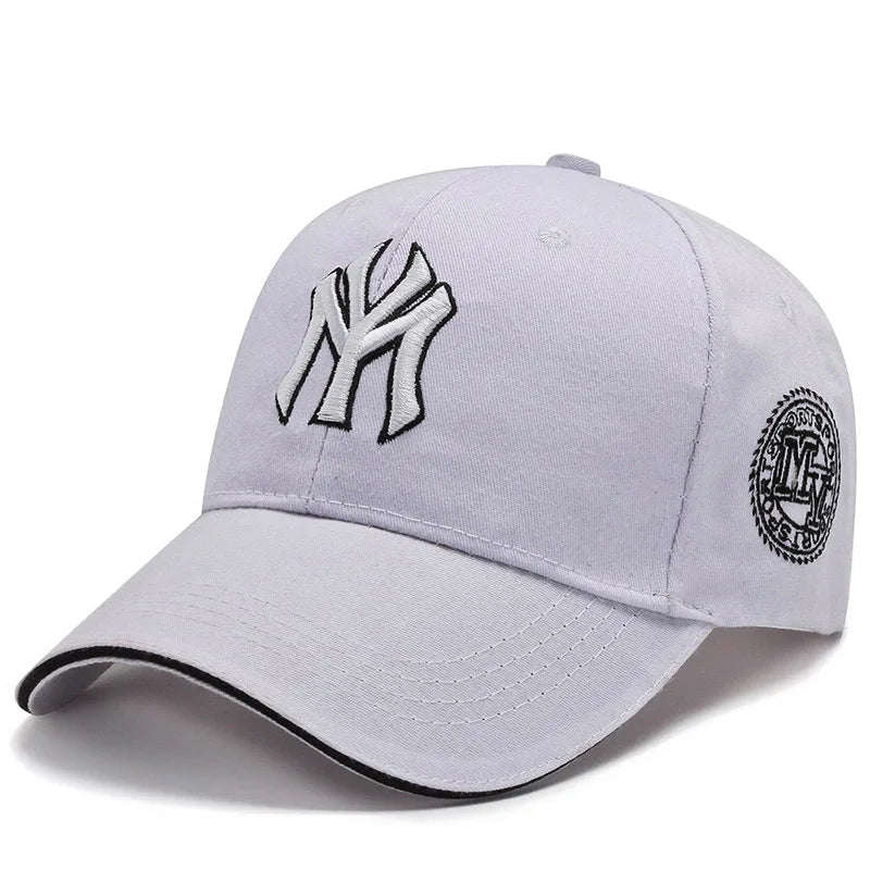 Four Seasons Hats Men Trendy Black Retro Brooklyn Letter Embroidery Baseball