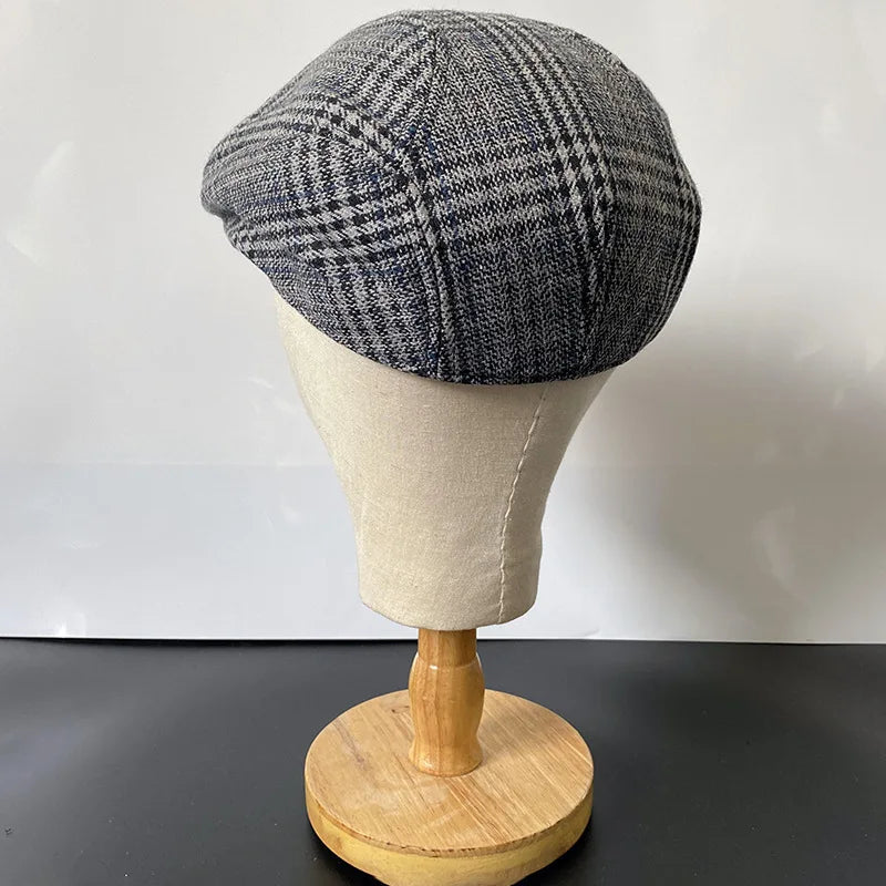 Vintage Men Beret Newsboy Hats Classic Painter Hat