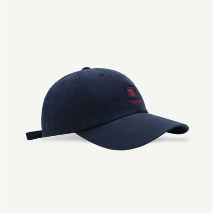 Women's Men's Cartoon Label Embroidery Baseball Cap Fashion Solid Color Dad Hat