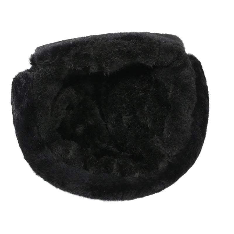 Five-Point Star Lei Feng Style Winter Outdoor Ski Hat, Unisex, Fleece-Lined For Warmth
