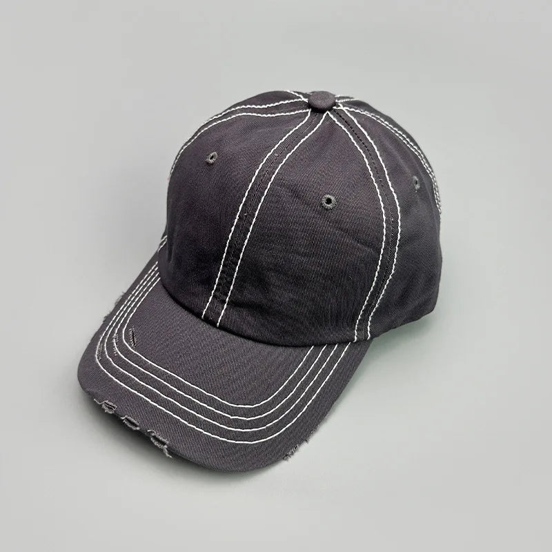 Men And Women Solid Color Soft Cotton Sport Sun Hat