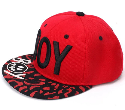 Unisex Kids Embroidered Hip Hop Snapback Cap Baby