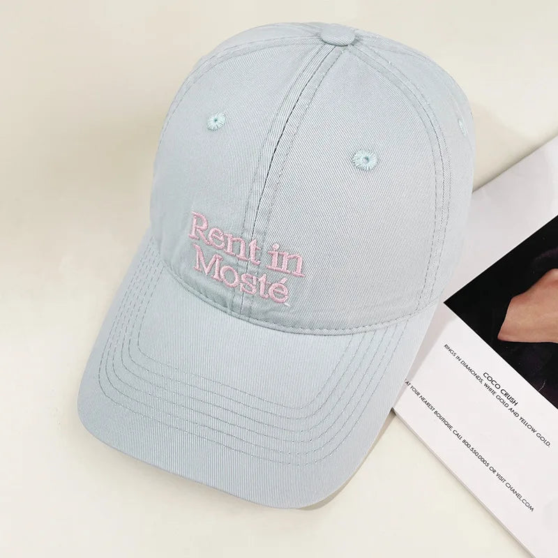 Soft Top Construction Embroidered Baseball Cap