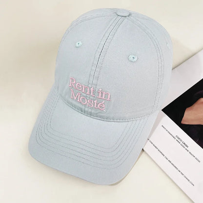 Soft Top Construction Embroidered Baseball Cap
