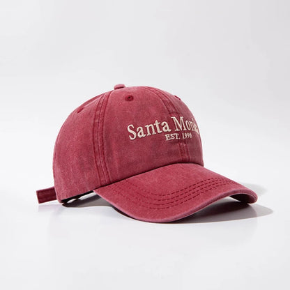 Fashion Retro Letter Embroidery Baseball Hat