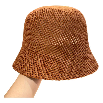 Fashion Foldable Sun Hat Fordable Wide Brim Straw Bucket Hat