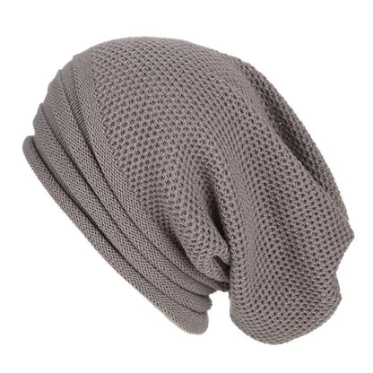Winter Baggy Slouchy Beanie Hat Wool Knitted Warm Cap For Men Women Oversized