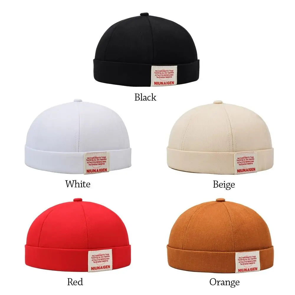 Fashion Hip Hop Beanie Street Hat Letter Embroidery Adjustable