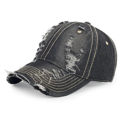 Baseball Cap Men Women Denim Jeans Outdoor Sports
