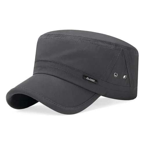 New Men Unisex Hat Baseball Cap Cotton Cadet Hat Breathable Combat Fishing Flat