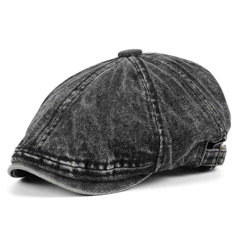 Men's Newsboy Cap Beret Women Peaky Blinders Hat