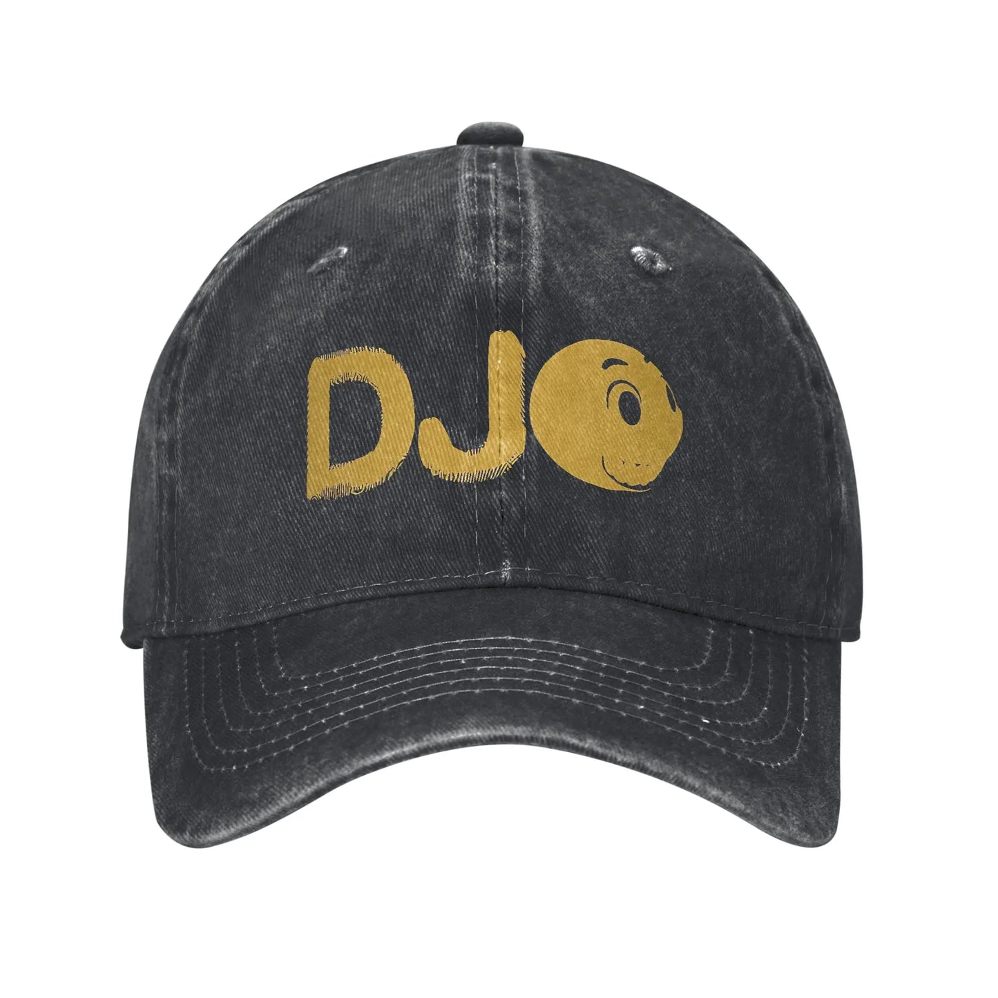Summer Djo Music Baseball Cap Sun Breathable Custom Logo Washed Hip Hop Hats