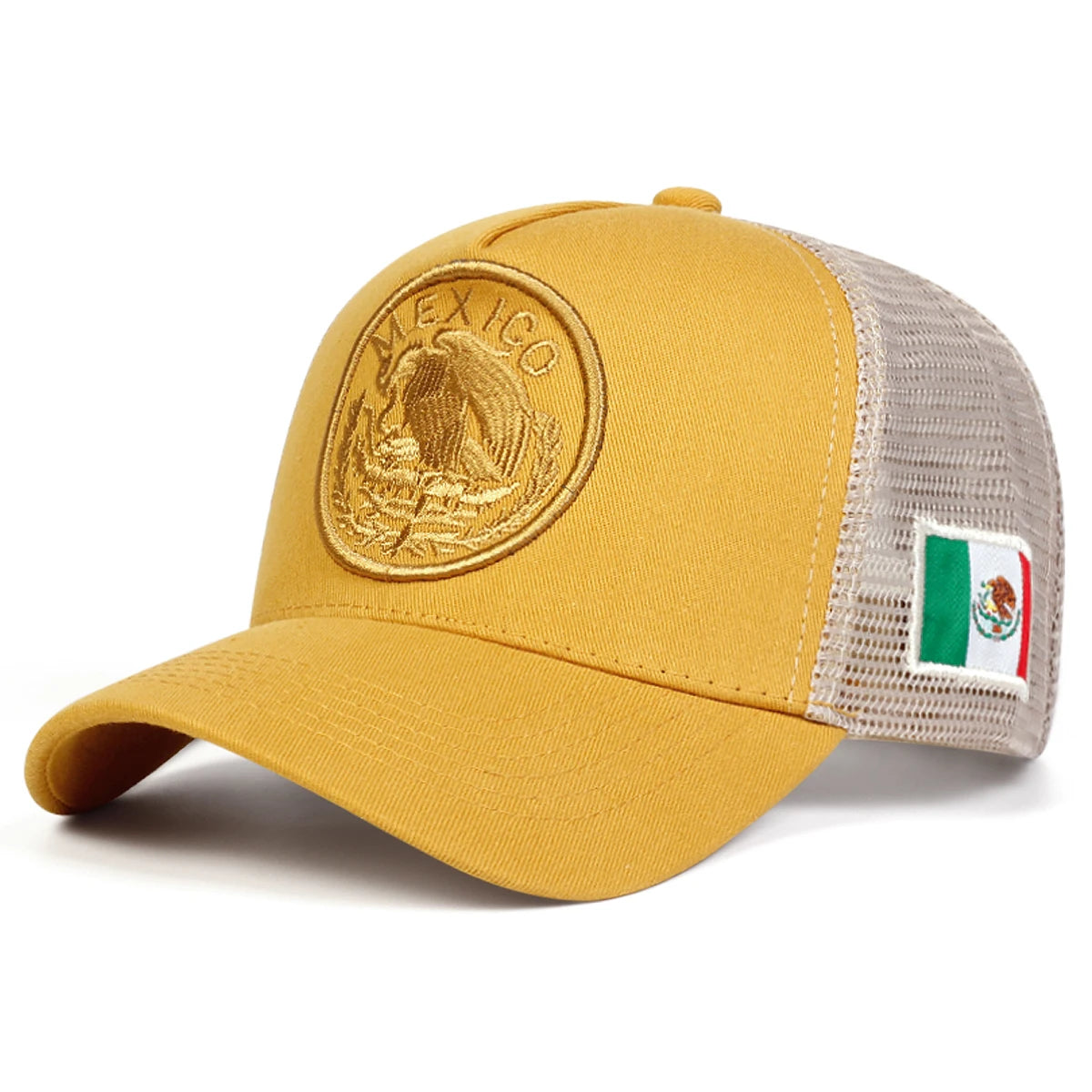 Unisex Mexican Flag Embroidery Baseball Caps Spring and Summer