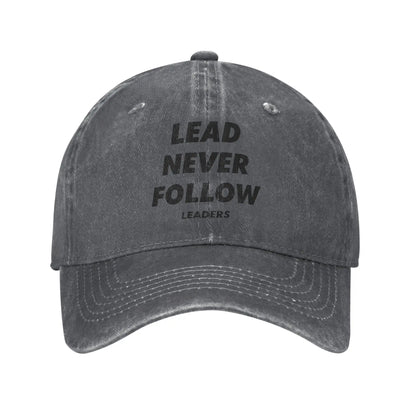Lead Never Follow Leaders Sun Baseball Cap Men Adult Print Hip Hop Hats Summer Baseball Caps