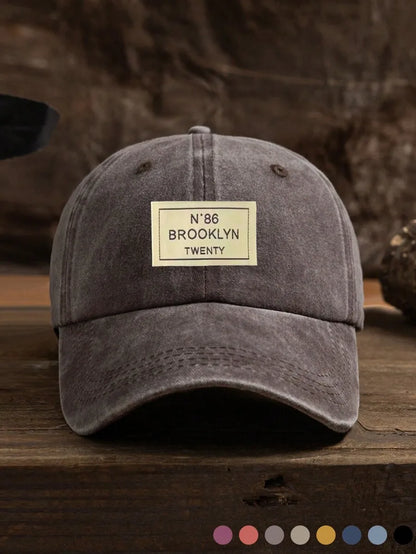 Unisex Washed Denim Baseball Cap Adjustable Casual Hat
