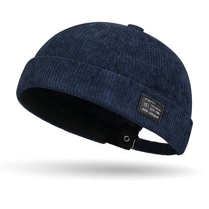 Autumn And Winter Corduroy Brimless Casual Hat