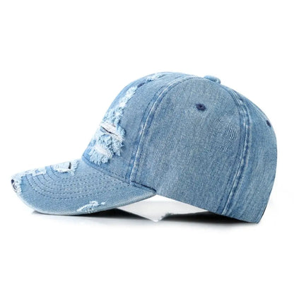 Versatile Creative Denim Baseball Cap Hip Hop