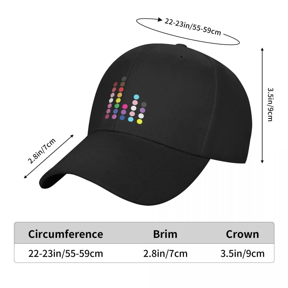 Flag Colors Baseball Cap
