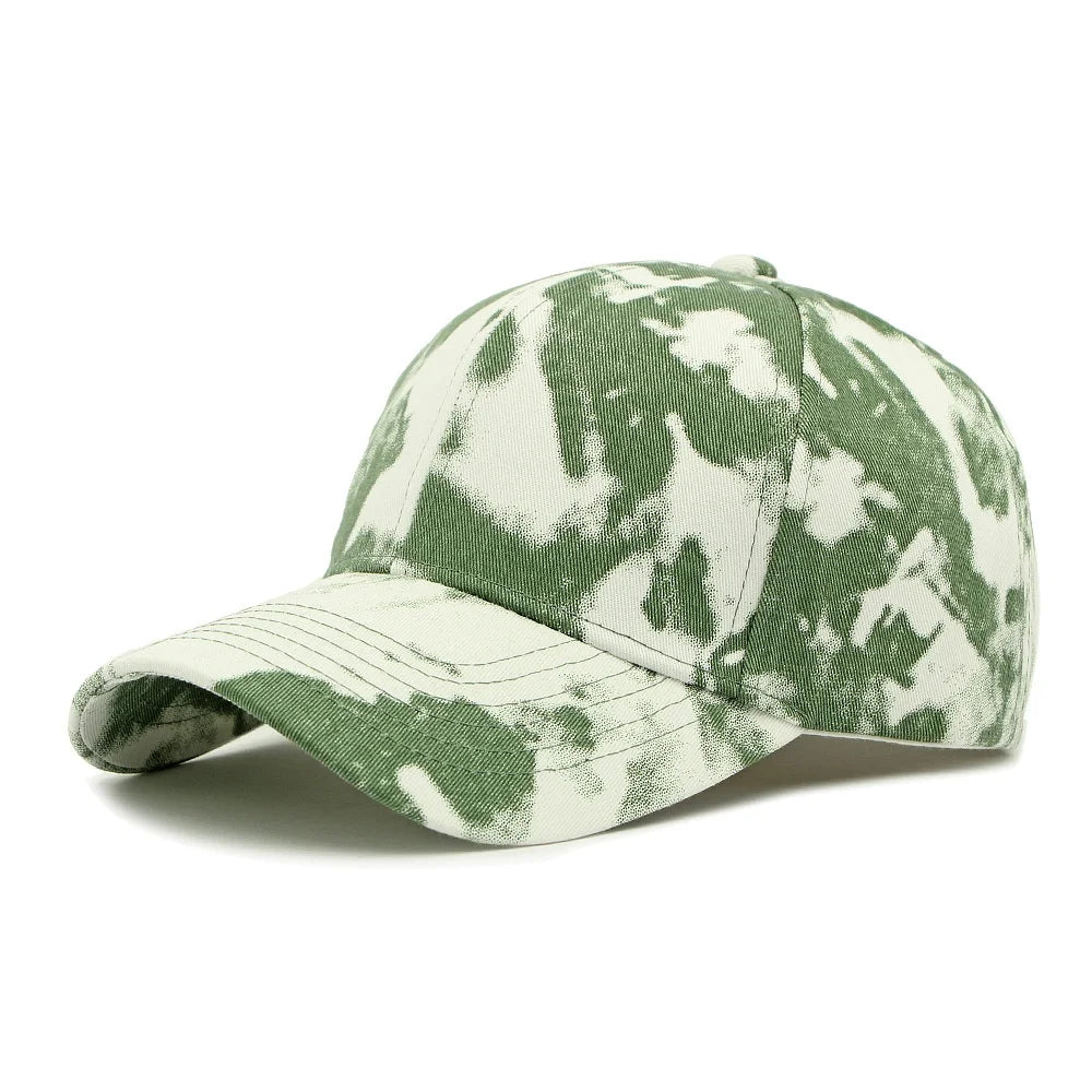 European American Tie Dye Cotton Baseball Cap