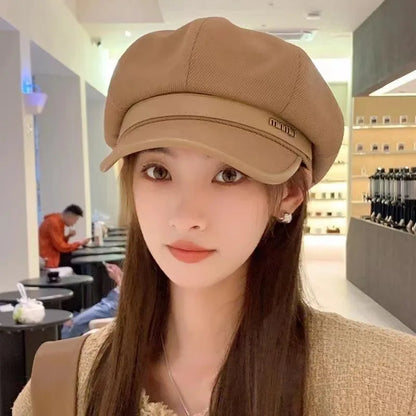 Retro Maillard Style Korean Version Versatile Hat Winter New Style